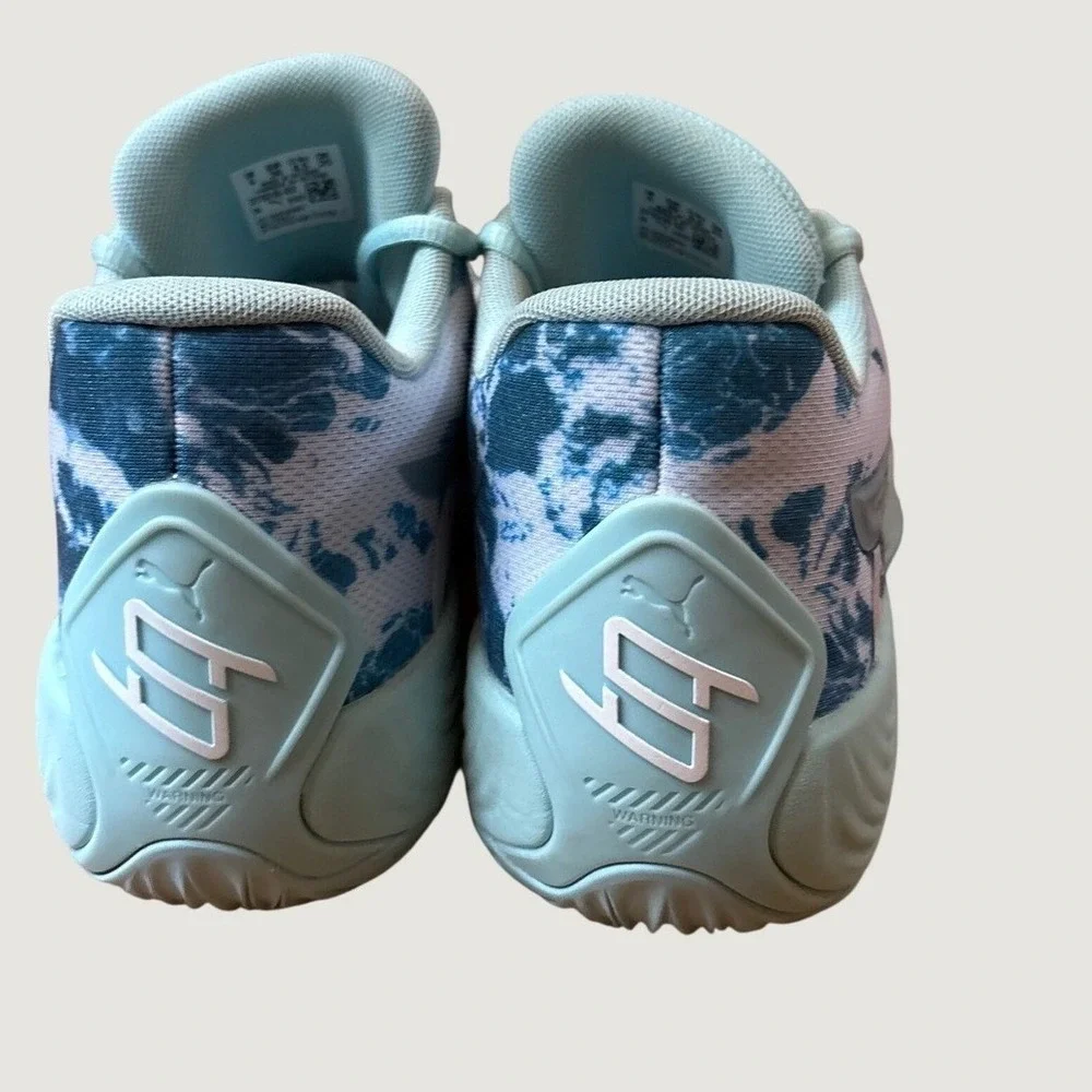 Puma Stewie 2 Water Basketball Shoes Women Blue White Athletic SIZE 8.5